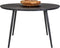 House Nordic Tuintafel Atlanta - Kunststof - Ø120cm - Zwart