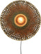 GOOD&MOJO Wandlamp Bali - Bamboe/Zwart - Ø60cm - Binnen Scandinavisch,Bohemian
