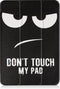 iMoshion Tablet Hoes Geschikt voor Huawei MediaPad T3 10 inch - iMoshion Design Trifold Bookcase - Zwart / Meerkleurig /Don't touch