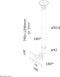 Neomounts FPMA-C100SILVER - Plafondbeugel - t/m 30