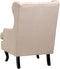 ALTA - Chesterfield fauteuil - Beige - Fluweel