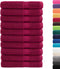 vidaXL - Handdoeken - SOLUND - 10 - st - 600 - g/m² - 100x200 - cm - bordeauxrood