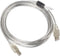 USB A to USB B Cable Lanberg CA-USBA-12CC-0030-TR Printer Transparent 3 m (3 m)