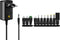 Goobay 64568 - Voedingsadapter 12V 12W - 11 pluggen - Zwart