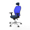 Jorquera Piqueras y Crespo 2D086G1 - Bureaustoel met hoofdsteun - Verstelbare hoogte - Marineblauw