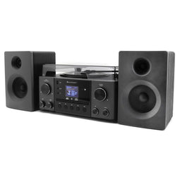 Soundmaster MCD1950 SW - Stereo set - Platenspeler DAB+ FM Bluetooth USB CD - Zwart