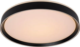 Lucide NURIA - Plafonnière - Ø 50 cm - LED 3 StepDim - 1x36W 2700K - Zwart