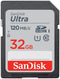 Sandisk Ultra - SDHC-kaart 32GB - UHS-I Class 10 120MB/s (3-pack)