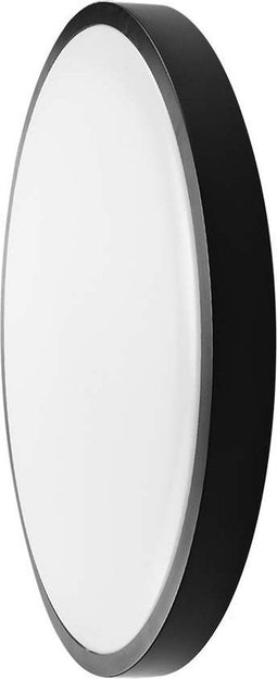 V-TAC VT-8624B-RD LED ronde plafonnière - Zwart - 295mm - IP44 - 24W - 2500 Lumen - 3000K