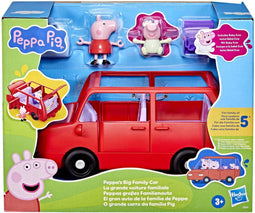 Peppa Pig Peppa's Grote Familie Auto - Inclusief Baby Evie - Interactieve Speelgoedauto