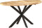 vidaXL - Eettafel - 140x80x75 - cm - massief - mangohout