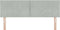 vidaXL - Hoofdbord - met - Diamantvormen - Lichtgrijs - 140 - cm - Velours
