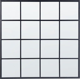 BLESLE - Wandspiegel - Zwart - IJzer