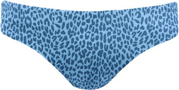 Barts Bathers Hipster - Gevoerd bikini broekje - Panterprint - Kleur sky - Maat 38