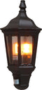 Konstsmide Firenze - Wandlamp flush 49.5cm - 230V - E27 bwm- matzwart