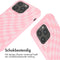 imoshion Hoesje Geschikt voor iPhone 15 Pro Max Hoesje Met Koord - imoshion Siliconen design hoesje met koord - Roze / Retro Pink