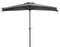 JYSK KOLDING - Balkonparasol 270x135 cm - Rechthoekig - Grijs