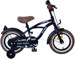 Volare Black Cruiser - Kinderfiets - 12 inch - Zwart
