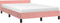 vidaXL - Bedframe - met - hoofdeinde - zonder - matras - 120x200 - cm - fluweel - roze