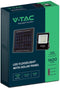 V-TAC VT-55200 Schijnwerpers op zonne-energie - IP65 - Zwarte behuizing - 1600 lumen - 4000K