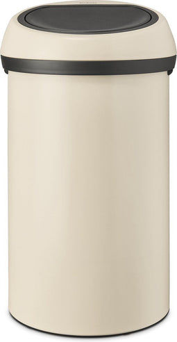 Brabantia Touch Bin - Prullenbak 60 l - Soft-Touch sluiting - Soft Beige
