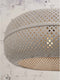 GOOD&MOJO Hanglamp Palawan - Bamboe Wit - Ø60cm - Scandinavisch,Bohemian - Hanglampen Eetkamer, Slaapkamer, Woonkamer
