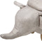 ELEPHANT - Hocker - Grijs - Kunstleer