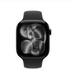 Apple Watch Series 11 - Smartwatch - 46mm - Wifi - Jet Black Aluminium Case - Black Sport Band M/L