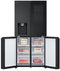 LG GMG861EPAE - Amerikaanse koelkast - Total No Frost InstaView - Essence Mat Zwart