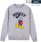 Uniseks Sweater zonder Capuchon Mickey Mouse Grijs - S