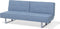 DUBLIN - Slaapbank 3-zits - Blauw - Polyester
