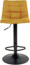 House Nordic Middelfart Eetkamerstoel Velvet Geel - Set van 2