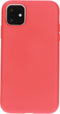 Mobiparts Apple iPhone 11 - Back Cover - Siliconen - Rood