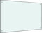 vidaXL - Spatscherm - keuken - 80x50 - cm - gehard - glas - wit