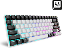 Sharkoon SKILLER SGK50 S3 - Toetsenbord - Gateron Yellow - Wit