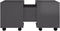 vidaXL - Salontafel - 60x60x38 - cm - bewerkt - hout - hoogglans - grijs