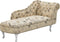NIMES - Chaise longue - Beige - Rechterzijde - Polyester
