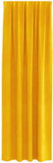 vidaXL - Zwart-out - gordijnen - met - bovenband - 2 - stuks - Mosterdgeel - Fluweel