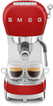 Smeg ECF02RDEU - Espressomachine - 15 bar - Rood