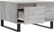 vidaXL - Salontafel - 55x55x36,5 - cm - bewerkt - hout - grijs - sonoma - eikenkleurig