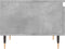 vidaXL - Salontafel - 50x46x35 - cm - bewerkt - hout - betongrijs