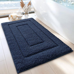 Badmat 40 x 60 cm, Antislip Zacht Badmatten Waterabsorberende, Machinewasbaar Badkamertapijt voor Do