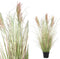PTMD Leaves Plant Pampas Kunstgras - H92xØ40 cm - In Pot - Roze