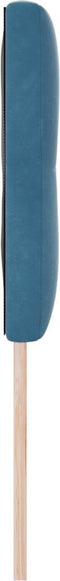 vidaXL - Hoofdbord - met - Knopen - Donkerblauw - 140 - cm - Fluweel