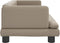 vidaXL - Hondenmand - 80x45x30 - cm - kunstleer - cappuccinokleurig