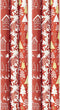 Benza Red Collection - Cadeaupapier - 6 rollen 200 x 70 cm - Kerst (6 stuks)