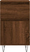 vidaXL - Dressoir - 40x35x70 - cm - bewerkt - hout - bruin - eikenkleur