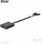 Club 3D CAC-1335 - HDMI + Micro USB naar DisplayPort™ Adapter - 4K120Hz of 8K30Hz - Zwart