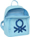 Casual Rugtas Benetton Sequins Licht Blauw 13 L