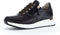 Gabor 86.448 - Lage Sneakers - Rits en vetersluiting - Zwart (40.5)